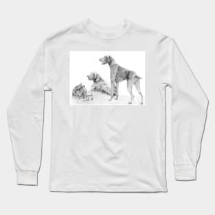 German shorthair pointer - Ready to go Long Sleeve T-Shirt